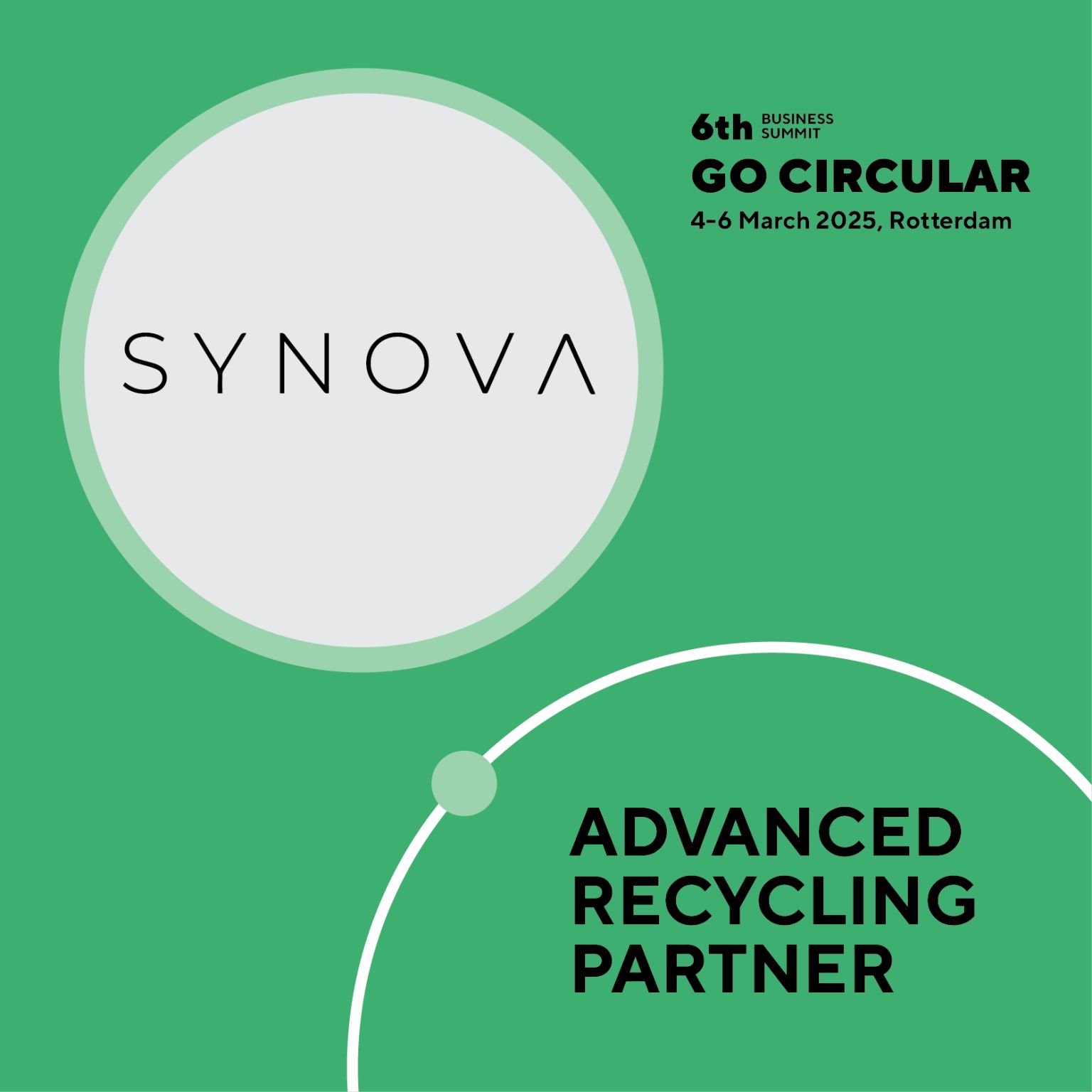 Advanced Recycling Sponsor for the Go Circular Summit 2025 in Rotterdam!